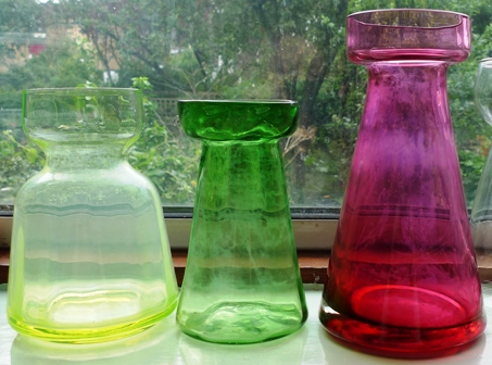 cloudy hyacinth vases