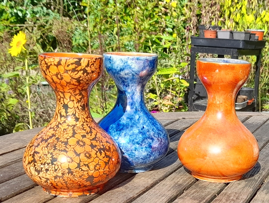 byzanta ware hyacinth vases