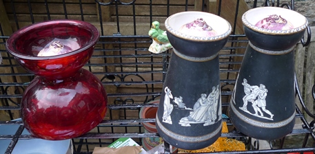 hyacinth vases with Bloms Silverstone hyacinth bulbs